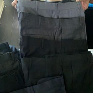 9 pants all 36 by 34 all Perry Ellis brand